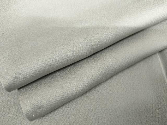 平和屋着物●上質な色無地　灰青色　正絹　逸品　AABK1785cs