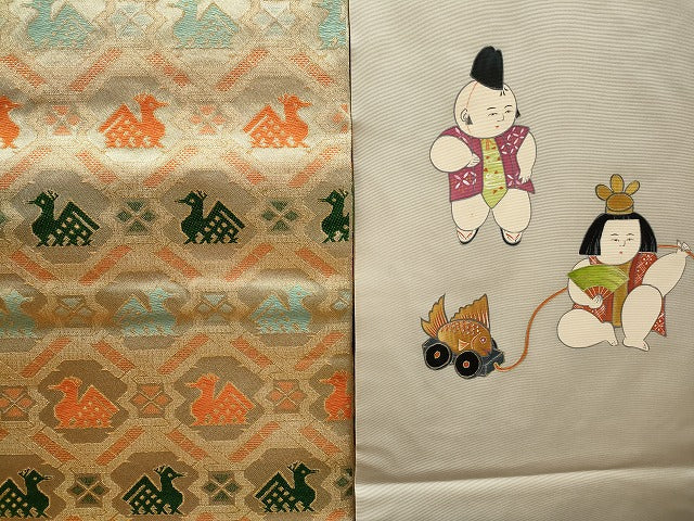 平和屋本店■名古屋帯 まとめて100点 有栖川文様 人物 更紗 花柄 手描き 駒刺繍 金銀糸 など 着用可能多数 未使用品あり 全て正絹 ppp3908