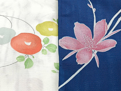 平和屋着物■夏物 小紋 絽 洗える着物 まとめて20点 蝶 花柄 着用可能多数 mmm1239