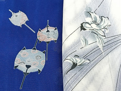 平和屋着物■夏物 小紋 絽 紗 洗える着物 まとめて20点 蝶 花柄 暈し染め 着用可能多数 mmm1237