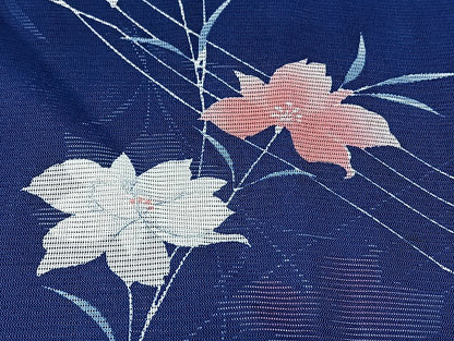 平和屋着物■夏物 小紋 絽 紗 洗える着物 まとめて20点 蝶 花柄 暈し染め 着用可能多数 mmm1237