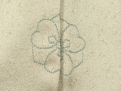 平和屋着物■訪問着　刺繍　草花文　暈し染め　金彩　正絹　逸品　DABI0697cd