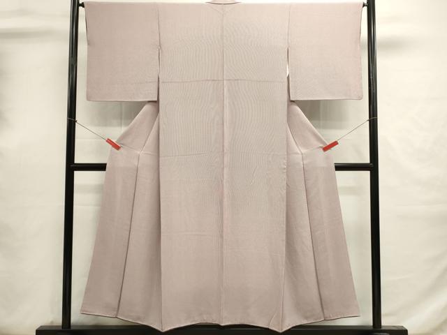 平和屋着物■江戸小紋　万筋　茄子紺色×薄梅鼠色　正絹　逸品　DABI0703cd