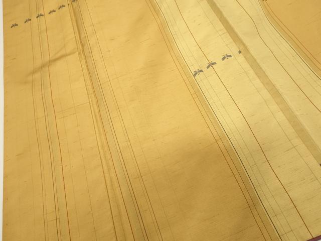 平和屋着物■上質な紬　抽象文　正絹　逸品　DABI0714cd