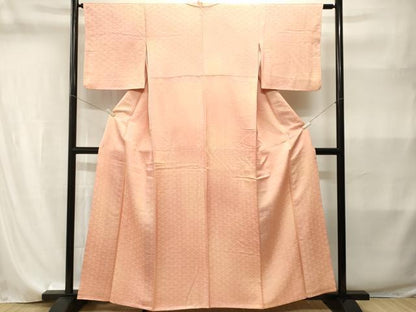 平和屋着物■上質な小紋　霞青海波　暈し染め　正絹　逸品　CABI8207ev