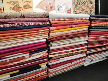 平和屋本店■名古屋帯 まとめて100点 鴛鴦 人物 風景 更紗 花柄 駒刺繍 金銀糸 など 着用可能多数 未使用品あり 全て正絹 ppp3923