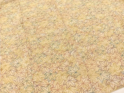 平和屋着物■小紋　楓尽くし　洗える着物　BAAX9308yc