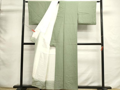 平和屋着物■江戸小紋　鮫小紋柄　鬼しぼ縮緬　正絹　逸品　DABI0776cd
