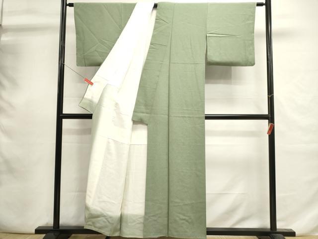 平和屋着物■江戸小紋　鮫小紋柄　鬼しぼ縮緬　正絹　逸品　DABI0776cd