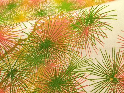 平和屋着物■上質な小紋　松葉文　正絹　逸品　DABI0779cd