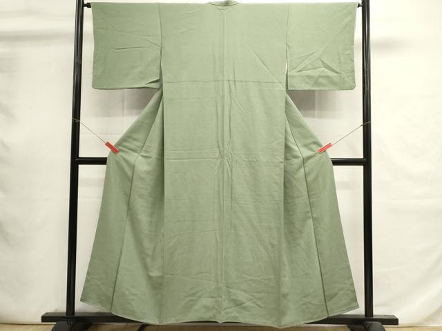 平和屋着物■江戸小紋　鮫小紋柄　鬼しぼ縮緬　正絹　逸品　DABI0776cd
