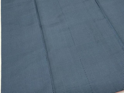 平和屋着物■上質なお召　120亀甲　正絹　逸品　DABI0759cd
