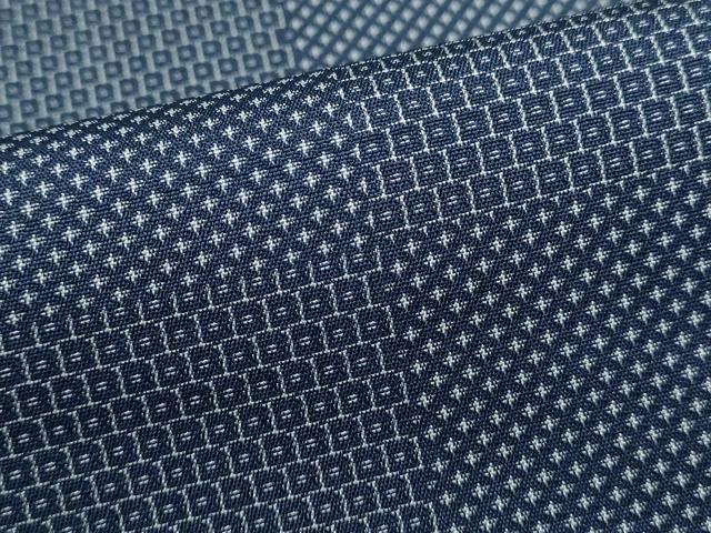 平和屋着物■上質なお召　120亀甲　正絹　逸品　DABI0759cd