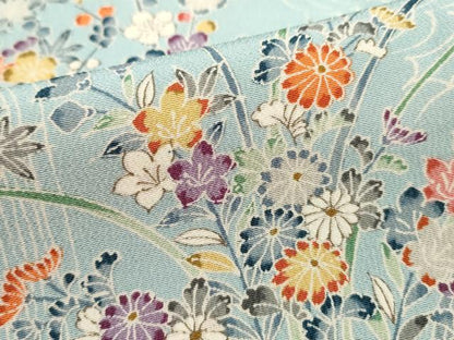 平和屋着物■上質な小紋　風景文　正絹　逸品　DABI0786cd