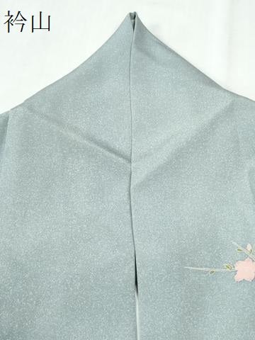 平和屋着物●訪問着　友禅　枝花文　暈し染め　正絹　逸品　CABI2624yc