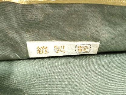 平和屋着物●銀座きしや　六通柄袋帯　流水文　引箔　正絹　逸品　CABJ4963hy