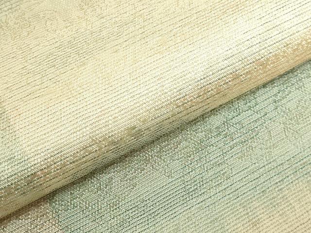 平和屋着物●極上　紋屋井関　御寮織　京袋帯　市松網目文　金糸　逸品　DZAB8320kh6