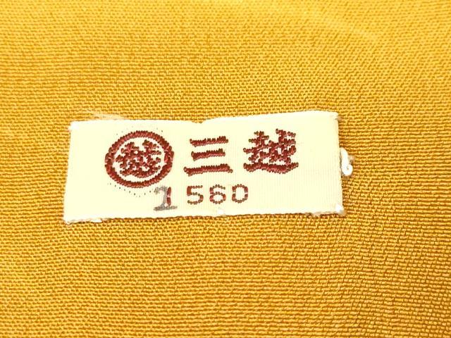 平和屋着物■上質な小紋　枝花文　鬼しぼ縮緬　三越扱い　正絹　逸品　CABI8352ev