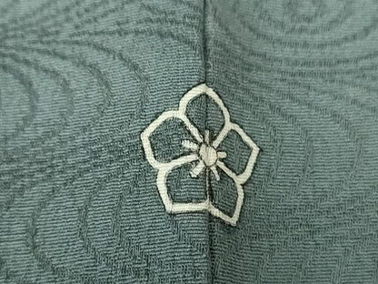 平和屋着物●訪問着　刺繍　松竹梅　暈し染め　正絹　逸品　DABH9465ps