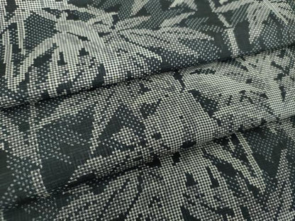 平和屋着物●本場大島紬　7マルキ　笹竹文　正絹　逸品　DABH9467ps