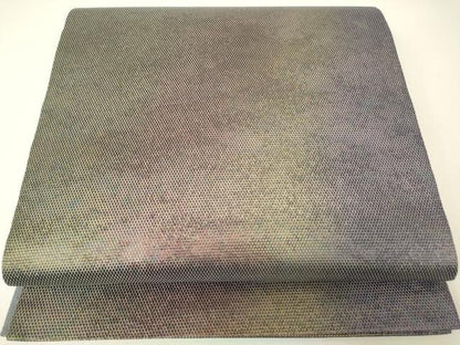 平和屋着物▼全通柄袋帯　霞文　金糸　正絹　逸品　DABH6253az