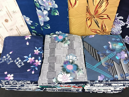 平和屋着物■浴衣 まとめて 45点 蝶 蜻蛉 菊 花柄 暈し染め など 着用可能多数 未使用品あり mmm1251