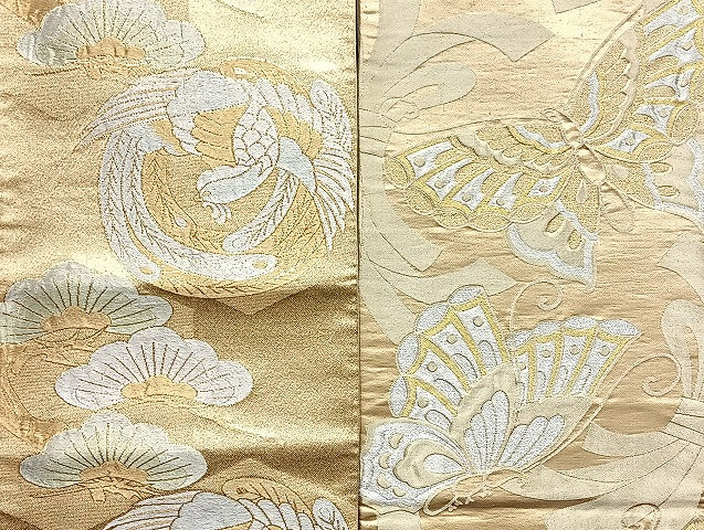 平和屋着物■袋帯 西陣 まとめて100点 鳳凰 向かい鶴 蝶 風景 更紗 花柄 正倉院 佐賀錦 金銀糸 着用可能多数 未使用品有 全て正絹 mmm1249