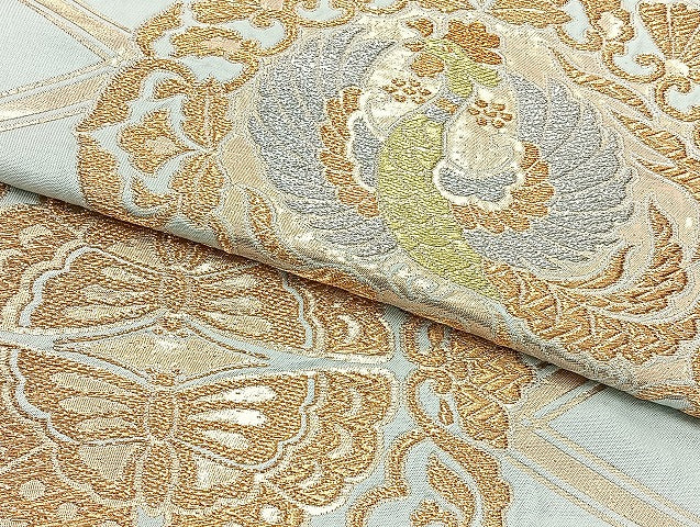 平和屋着物■袋帯 西陣 まとめて100点 鳳凰 向かい鶴 孔雀 向かい蝶 更紗 花柄 正倉院 佐賀錦 金銀糸 など 未使用品あり 全て正絹 mmm1250