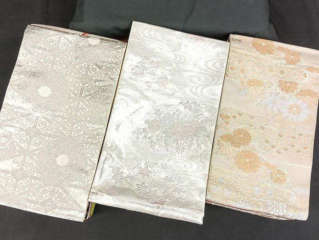 平和屋着物■袋帯 西陣 まとめて100点 鳳凰 向かい鶴 蝶 風景 更紗 花柄 正倉院 佐賀錦 金銀糸 着用可能多数 未使用品有 全て正絹 mmm1249