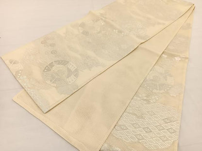 平和屋着物＊夏物　六通柄　京袋帯　有職花蝶文　銀糸　正絹　逸品　未使用　BAAX7530hv