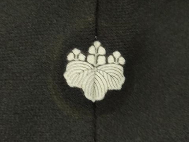 平和屋着物■豪華黒留袖　亀甲花鳥文　正絹　逸品　DABI0909cd
