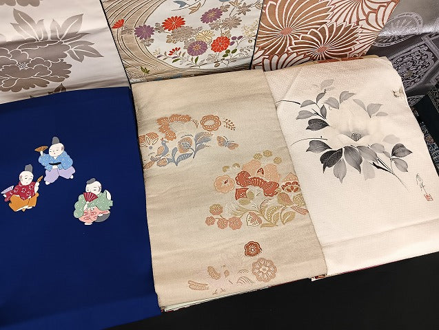平和屋着物■名古屋帯 まとめて100点 鳥 人物 風景 更紗 松竹梅 花柄 アンティーク 作家物 手描き 金銀糸 未使用品あり 全て正絹 mmm1260