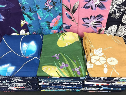平和屋着物■浴衣 まとめて 45点 蝶 朝顔 紫陽花 菖蒲 花柄 ラメ kansai 山本寛斎 注染 暈し染め など 着用可能多数 未使用品あり mmm1252