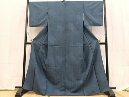 平和屋着物●江戸小紋　寄せ小紋柄　洗える着物　BAAX9490yc