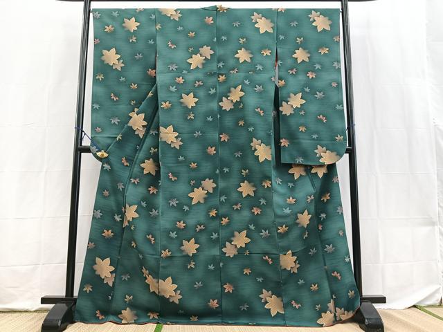 平和屋着物■振袖　楓文　暈し染め　洗える着物　BAAX9480yc