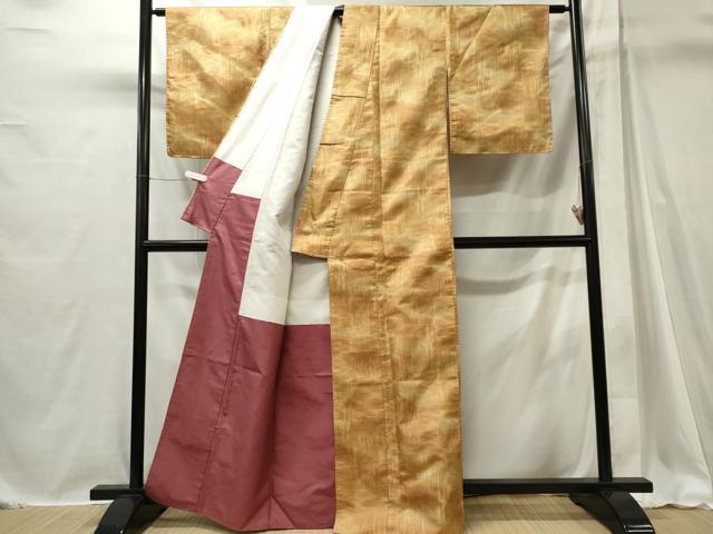 平和屋着物■上質な紬　霞文　正絹　逸品　CABI6702ou