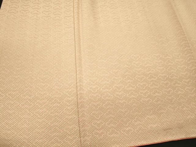平和屋着物■上質な小紋　菱花文　正絹　逸品　CABJ6802oy