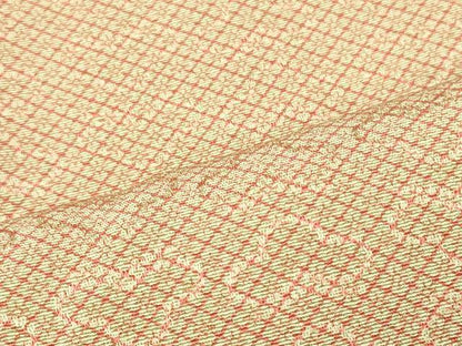 平和屋着物■上質な小紋　菱花文　正絹　逸品　CABJ6802oy