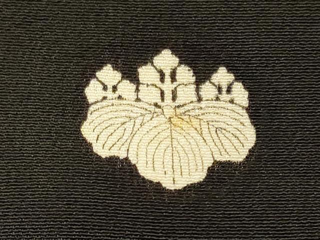 平和屋着物■豪華黒留袖　刺繍　吉祥花文　金彩　正絹　逸品　CABJ6812oy