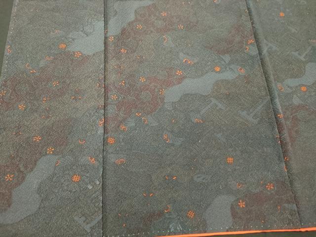 平和屋着物■上質な小紋　舞花文　正絹　逸品　CABJ6834oy