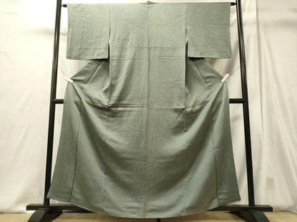 平和屋着物■上質な小紋　絞り　唐草文　正絹　逸品　CABJ6831oy