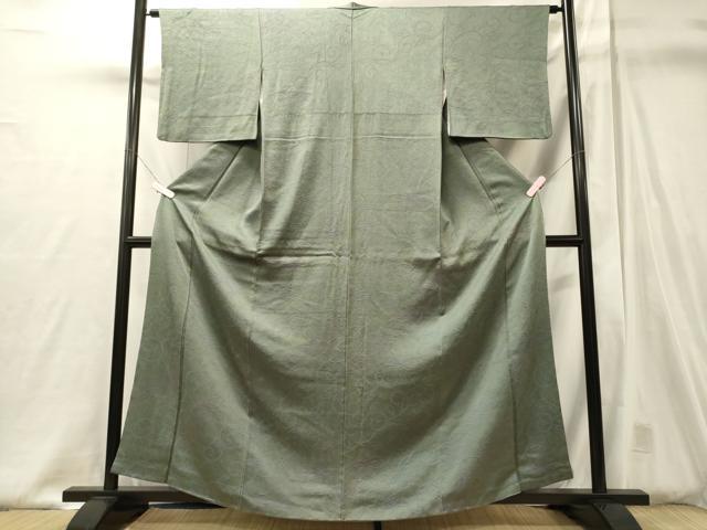 平和屋着物■上質な小紋　絞り　唐草文　正絹　逸品　CABJ6831oy