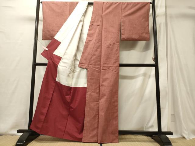 平和屋着物■上質な紬　霞文　正絹　逸品　CABJ6822oy