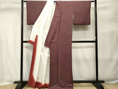 平和屋着物■上質な小紋　作家物　冊子草花文　正絹　逸品　CABI8371ev