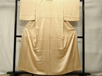 平和屋着物■上質な小紋　縞　正絹　逸品　CABI8372ev