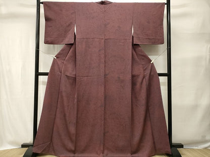 平和屋着物■上質な小紋　作家物　冊子草花文　正絹　逸品　CABI8371ev