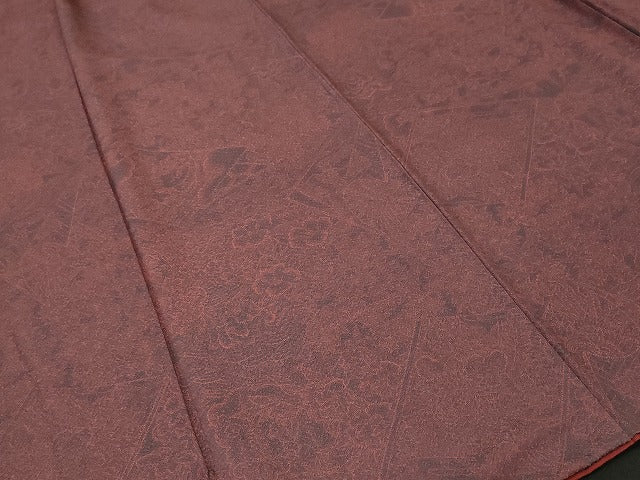平和屋着物■上質な小紋　作家物　冊子草花文　正絹　逸品　CABI8371ev