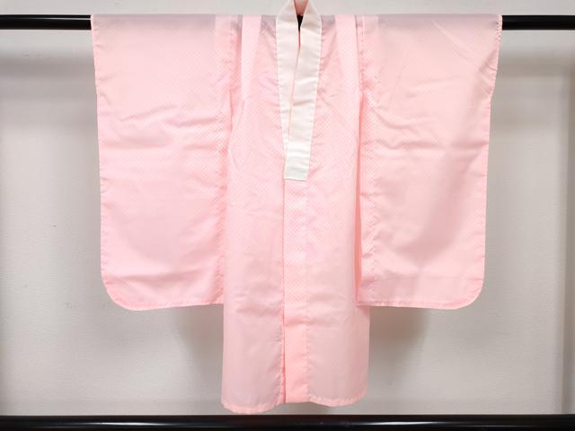 平和屋着物[]七五三　女の子　３歳　祝着　三つ身　長襦袢(単衣)・被布・草履・小物セット　鞠花蝶文　金彩　箱付き　DABG3153ma