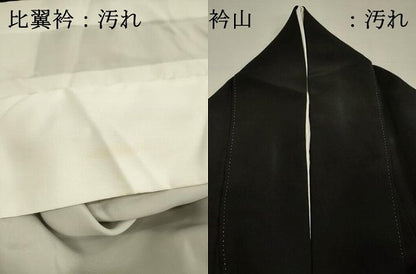 平和屋着物■豪華黒留袖　駒刺繍　流水風景松文　金彩　正絹　逸品　DABH5997ya