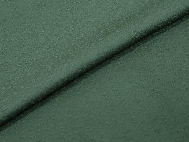 平和屋着物●上質な色無地　洋花地紋　天鵞絨色　正絹　逸品　DABI2185ud